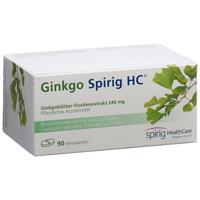 GINKGO Spirig HC Filmtabl 240 mg 90 Stk