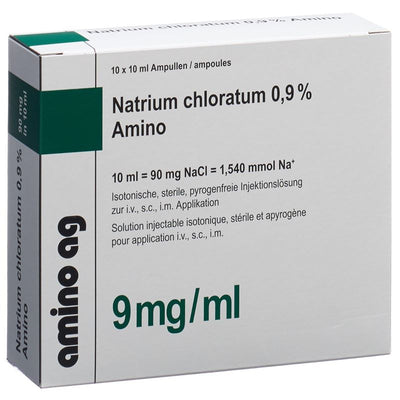 NACL Amino Inj Lös 0.9 % 10ml Amp 10 Stk