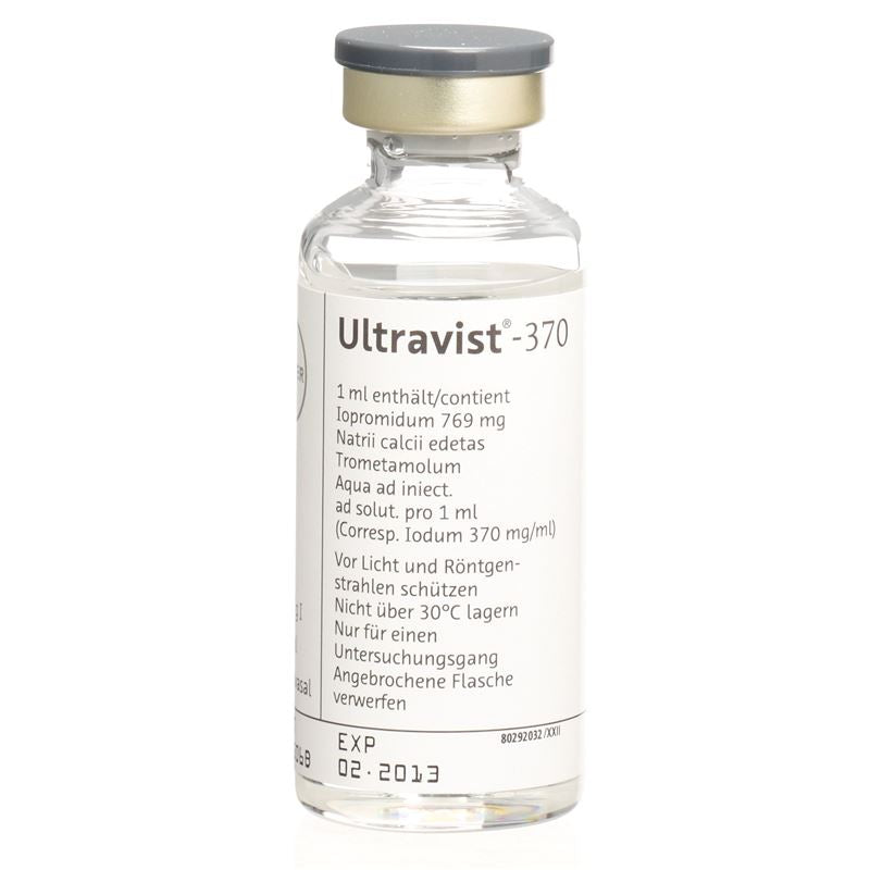 ULTRAVIST Inj Lös 370 mg/ml 10 Fl 50 ml