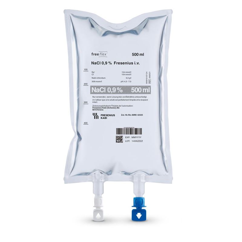 NACL Fresenius 0.9 % 500ml Freeflex 20 Stk