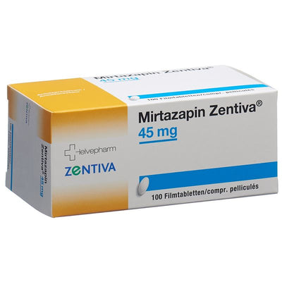 MIRTAZAPIN Zentiva Filmtabl 45 mg 100 Stk